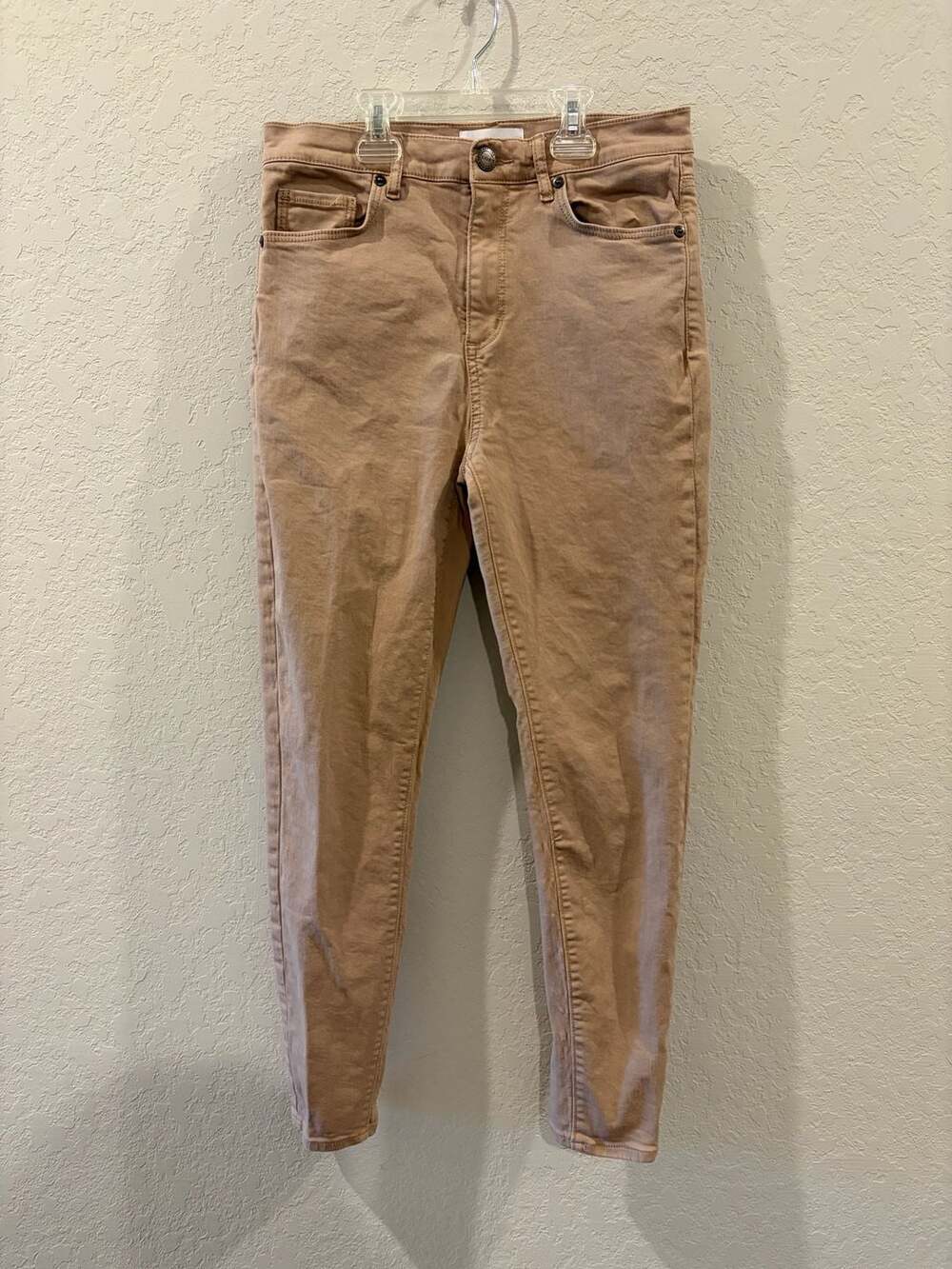 LOFT High Rise Skinny Camel Colored Jeans